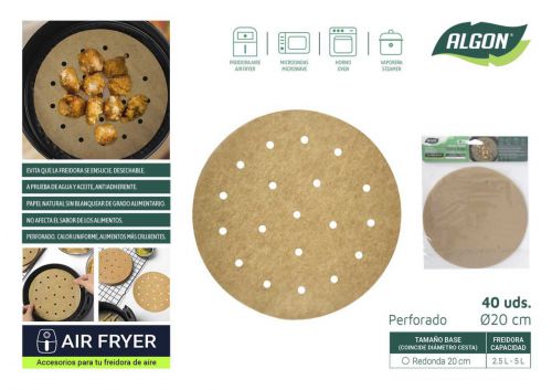 144 Base De Papel Para Airfryer Algon — referência BA01043678507