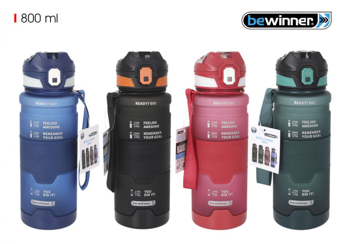 Garrafa Sport Agua 800ml Bewinner — referência BY01010278398