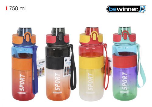 Garrafa De Agua Desportiva Multicolorida Bewinner — vista 1