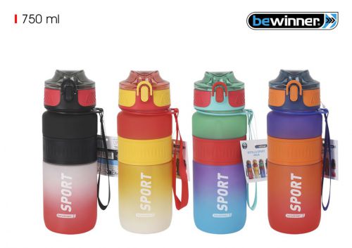 Garrafa De Agua Desportiva Multicolorida Bewinner — referência BY01010278401