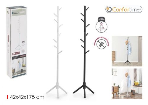 Cabide Madeira 175cm Natural Confortime