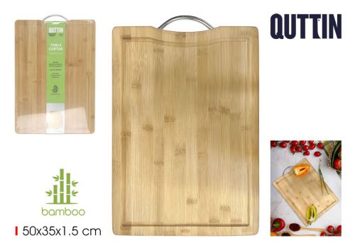 Placa De Corte Bambu Quttin — referência BQ01018678611