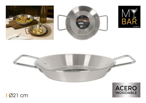 Mini Panela De Aço Para Paella My Bar — referência BY01019978707