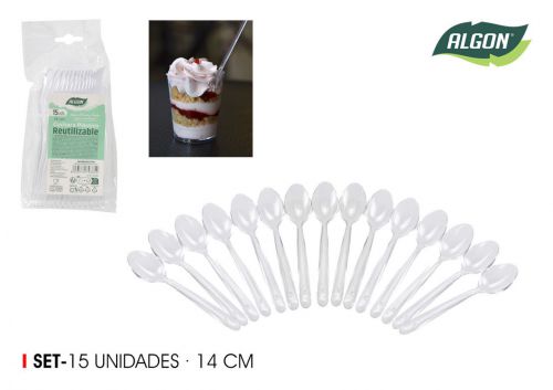 Colher Reutilizavel Algon — vista 1