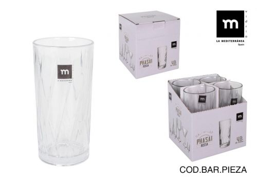 Vaso Alto 460ml Phasai Nossa Md — referência 1123P244E