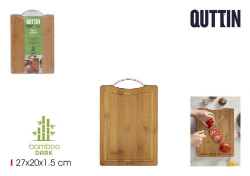 Placa De Corte Bambu Quttin — referência BQ01018678834