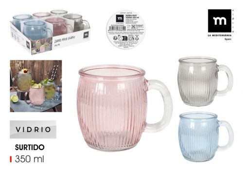 Caneca De Vidro La Mediterranea — referência BY03030478869
