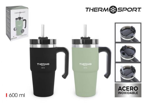 Caneca Viagem 600ml. Thermosport — vista 1