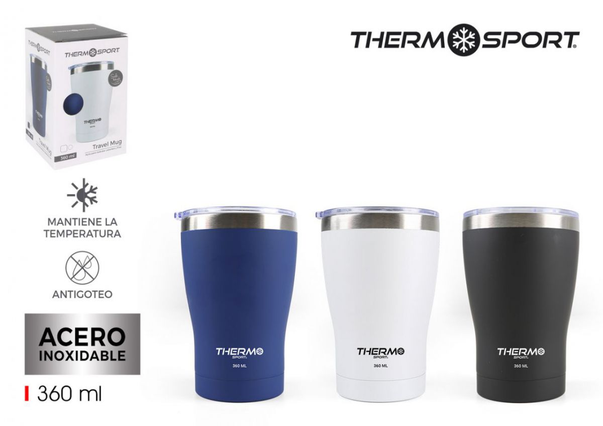 Caneca De Viagem Em Aço Thermosport — referência BY01032778914