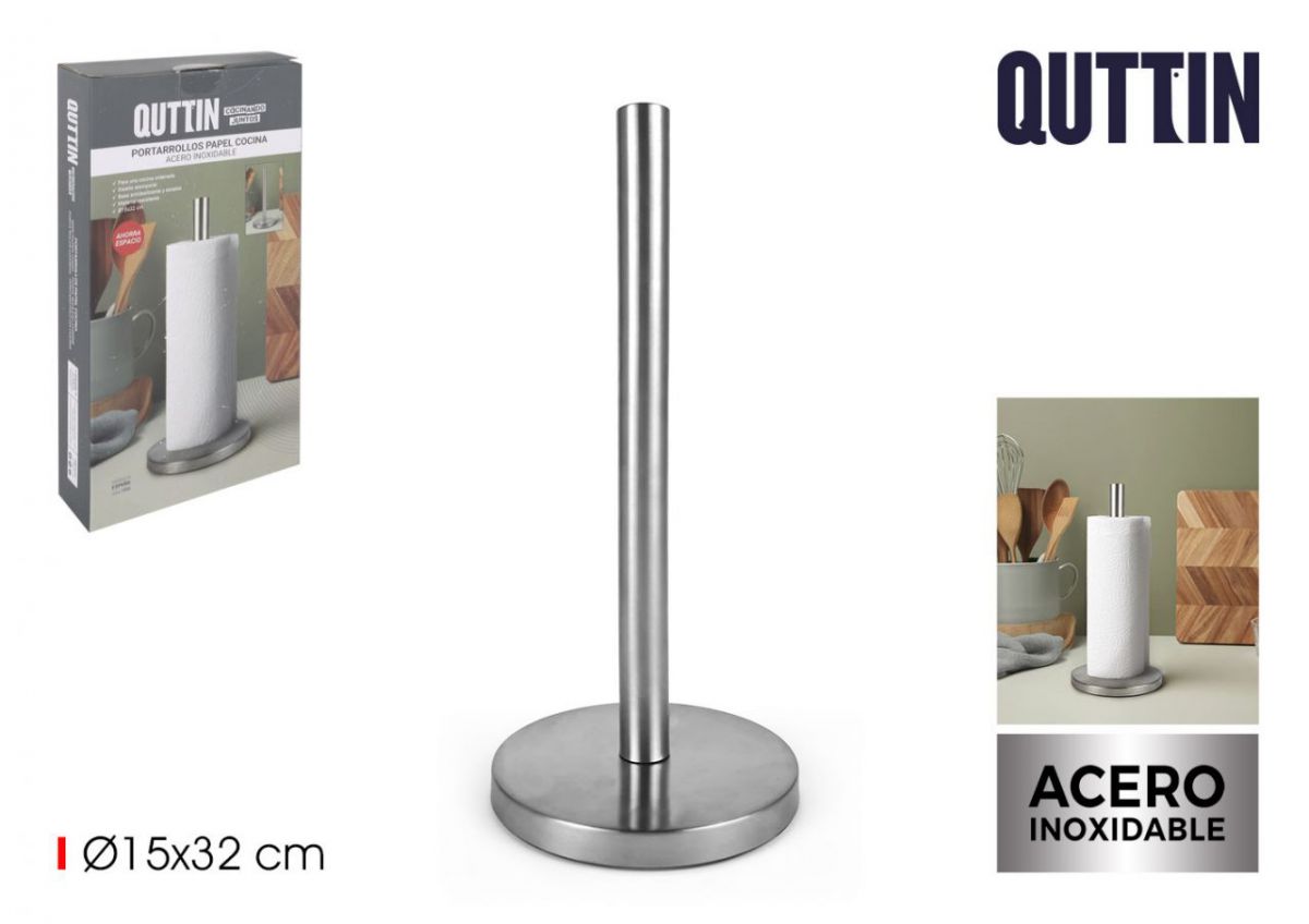 Suporte Para Rolos De Cozinha Em Aço Quttin — referência BQ01013178718