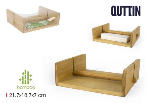 Porta Guardanapos Bambu Quttin — referência BQ01018678972