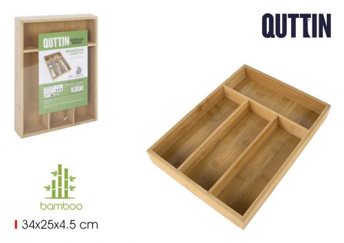 Suporte Bambu Talheres Quttin — vista 1