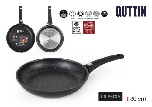 Frigideira De Induçao Em Aluminio Forjado Quttin — vista 1