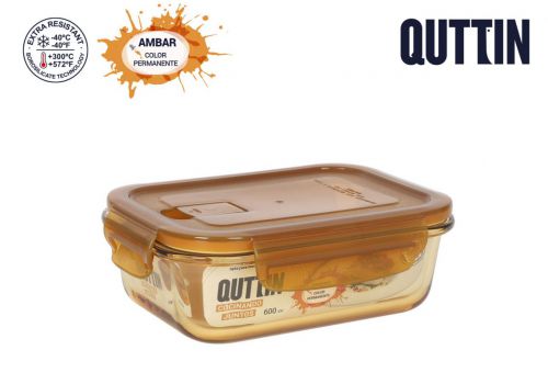 Lancheira Retangular Herm 175x13cm 600cc Ambare — vista 1