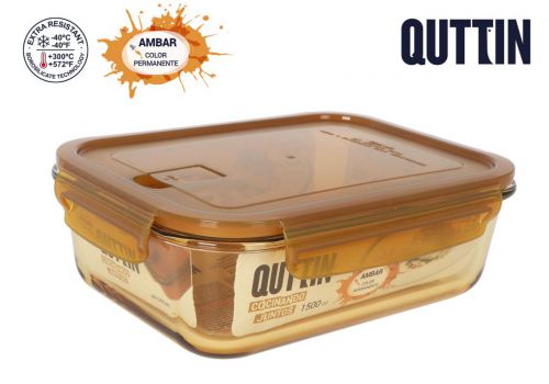 Lancheira Retangular Herm 23x175cm 15l Ambare — referência QT-AM24933