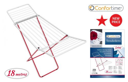 Secador De Pano 18mts Metal Vermelho/Branco — referência 9742971R
