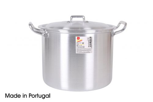 Panela De Alumínio Com Tampa 24 Cm 75 Litros