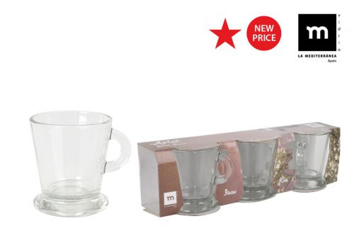Y Pr Set 3 Tazas Con Pie 80cc Arlet — vista 1