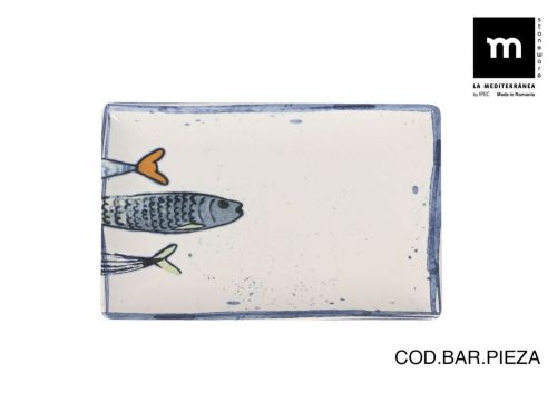 Bandeja Retangular 20x13cm Peixe 2.0 — vista 1