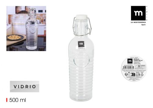 Garrafa Vidro La Mediterranea — referência BY03030479033