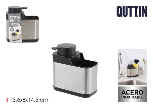 Suporte De Esponja Com Dispensador Quttin — vista 1