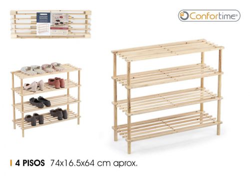 Sapateiro Madeira Confortime — vista 1