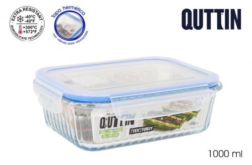 Caixa De Almoço Rect.herm 205x155cm 1l Textury — referência QT-TX24932