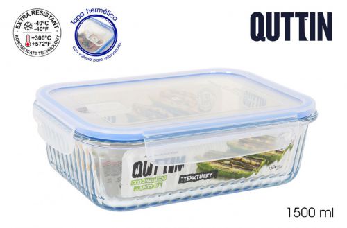 Lancheira Retangular Herm 23x175x76cm 15l Text — vista 1