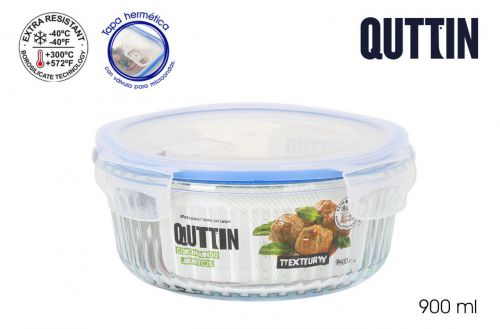 Lanche Red.herm 175cm 900ml Textury — referência QT-TX24942