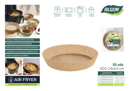 Base De Papel Para Airfryer Algon — referência BA01043679404