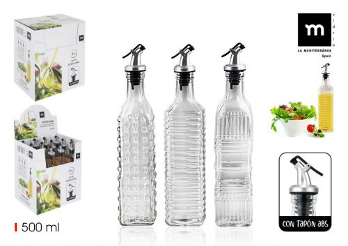 Galheteiro Vidrio 500ml C/Tampa La Mediterranea — referência BY01018278356