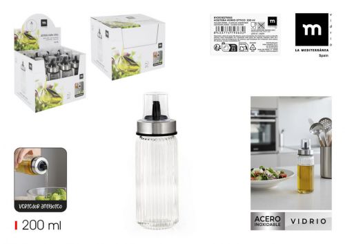 Galheteiro Vidrio 250ml C/Tampa La Mediterranea — vista 1