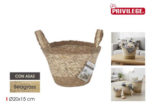Cesto De Arrumacao Em Seagrass Privilege — referência BY01112279533