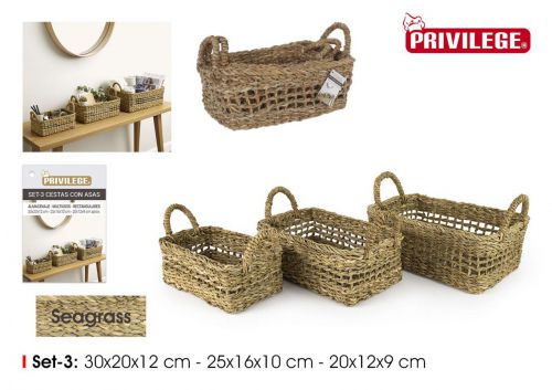Cesto Em Seagrass Privilege — referência BY01112279535