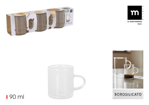 Set3 Copos De Borosilicato La Mediterranea — vista 1