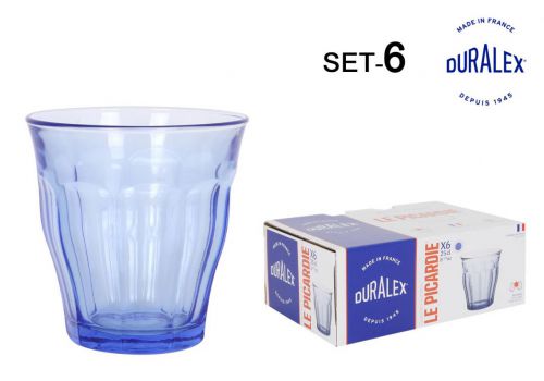 Conjunto 6 Copos 25cl Marinho Picardie — referência M16-1027BBC