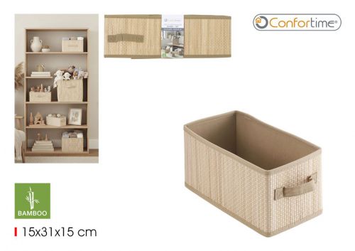 Cestos De Arrumaçao Em Bambu Confortime — vista 1