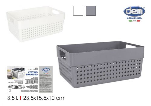Cesto Multiusos 23.5x15.5x10cm Dem — referência BY01017279037