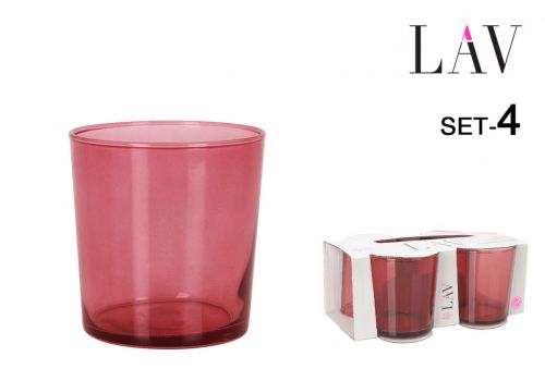 Ekbdg386pft.2341set 4 Vasos Pinta 340cc Rojo — referência HP-CO20011R