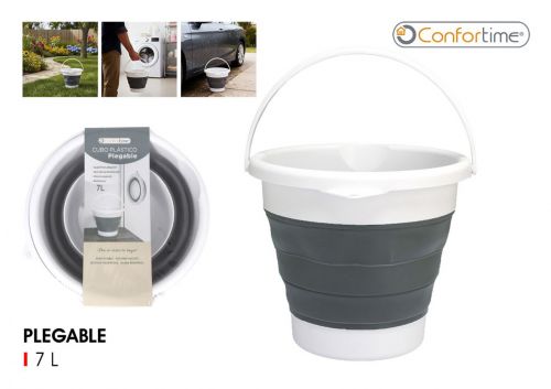 Balde De Plastico Dobravel Confortime — referência BY01013379615