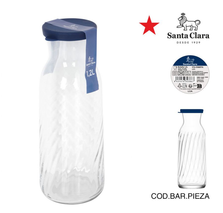 Yfon886optpk199zs Botella 1.2lc/Tapa Azul Lua — referência STA-53885TA