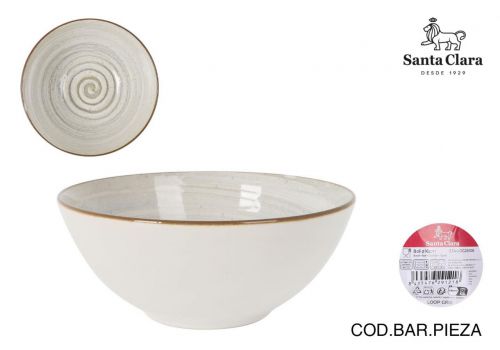 Bol Cereales 16cm Loop Gris Monaco — vista 1