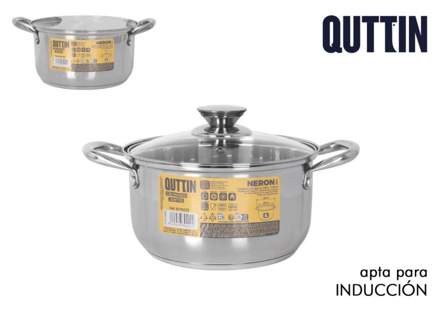 Panela Industrial De Aço De 20 Cm 4 L Com Bico — referência B17822E-1