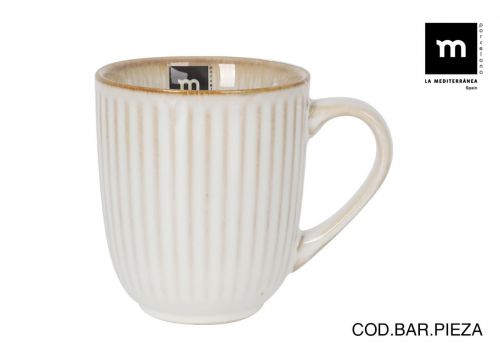Mug 420cc Milkycream Md — vista 1