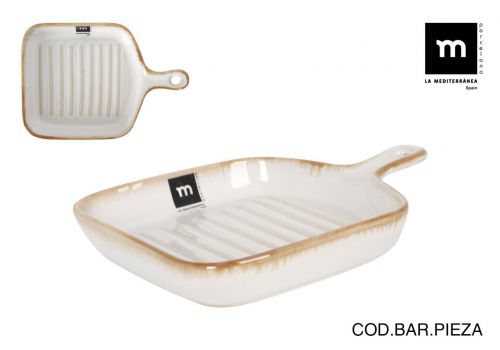 Bandeja Aperitivo 21.5x15.2cm Milkycream Md — vista 1