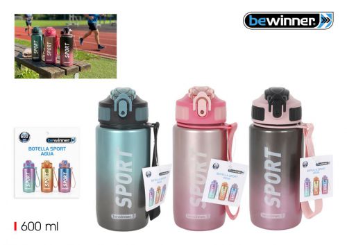 Garrafa De Agua Desportiva Multicolorida Bewinner — vista 1