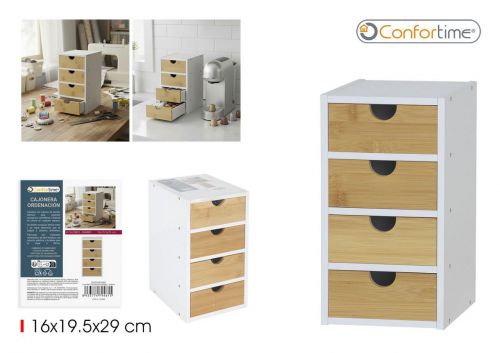 Gavetas De Arrumaçao Em Bambu Confortime — referência BY01018679461