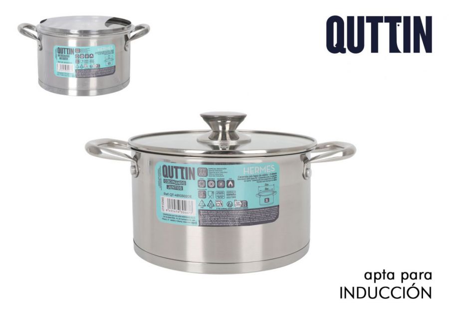 Caçarola Industrial De Aço Inoxidável De 20 Cm 3