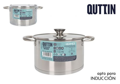 Caçarola Industrial De Aço Inoxidável De 22 Cm 4 — referência QT-49103022E