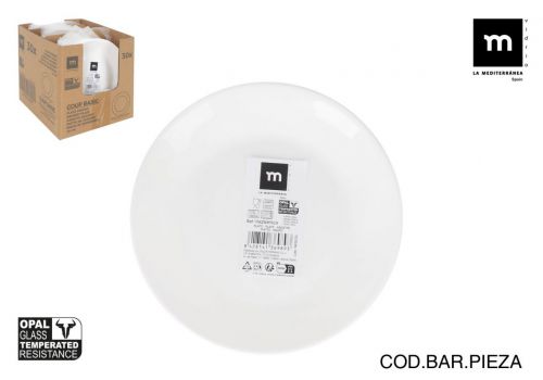 Prato De Sobremesa 18cm Opal Coup Basic Md — vista 1